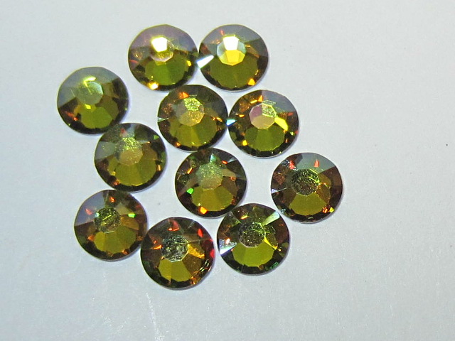 72 pcs. 20ss CITRINE IRIS MIST 9maxima) FLATBACK PRECIOSA Rhinestones